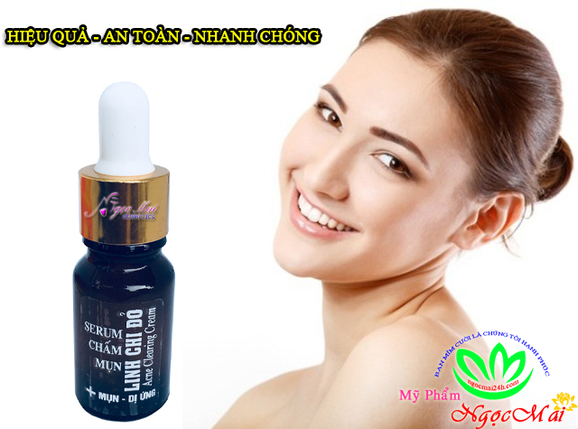 Serum chấm mụn   Thâm   Trắng da LINH CHI ĐỎ Giá Sỉ