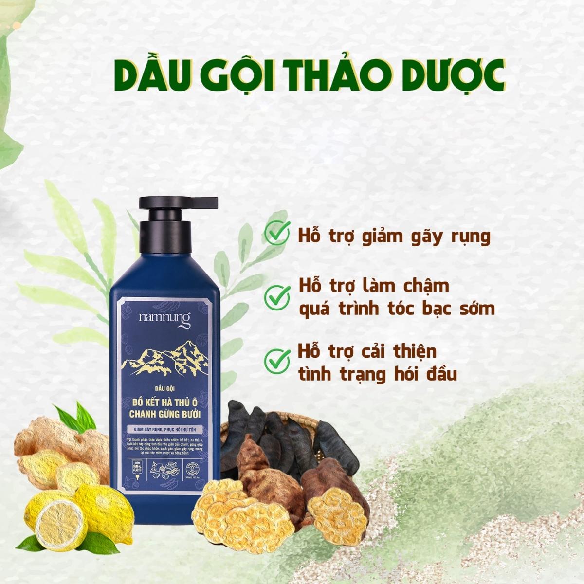 Dầu Gội Thảo Dược Namnung dầu gội thảo dược
