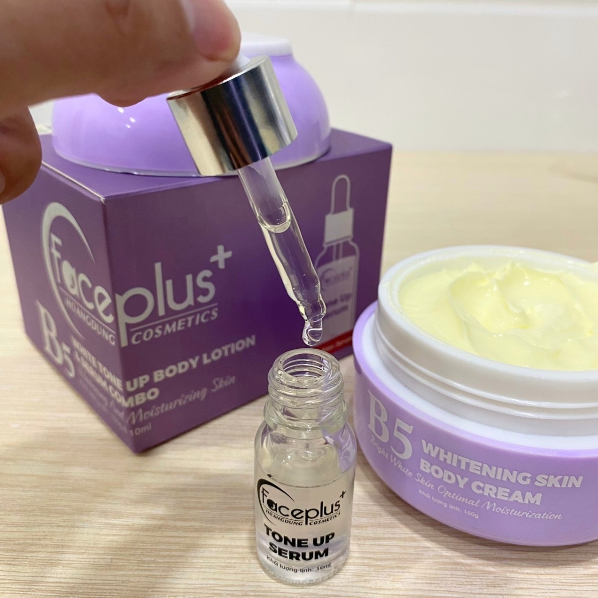kem và serum dưỡng da body Faceplus