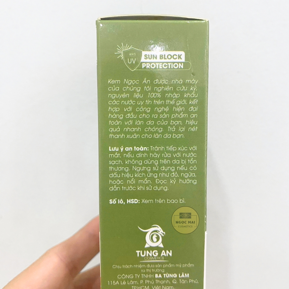 giúp chống nắng, bảo vệ da khỏi tia UV, dưỡng trắng da