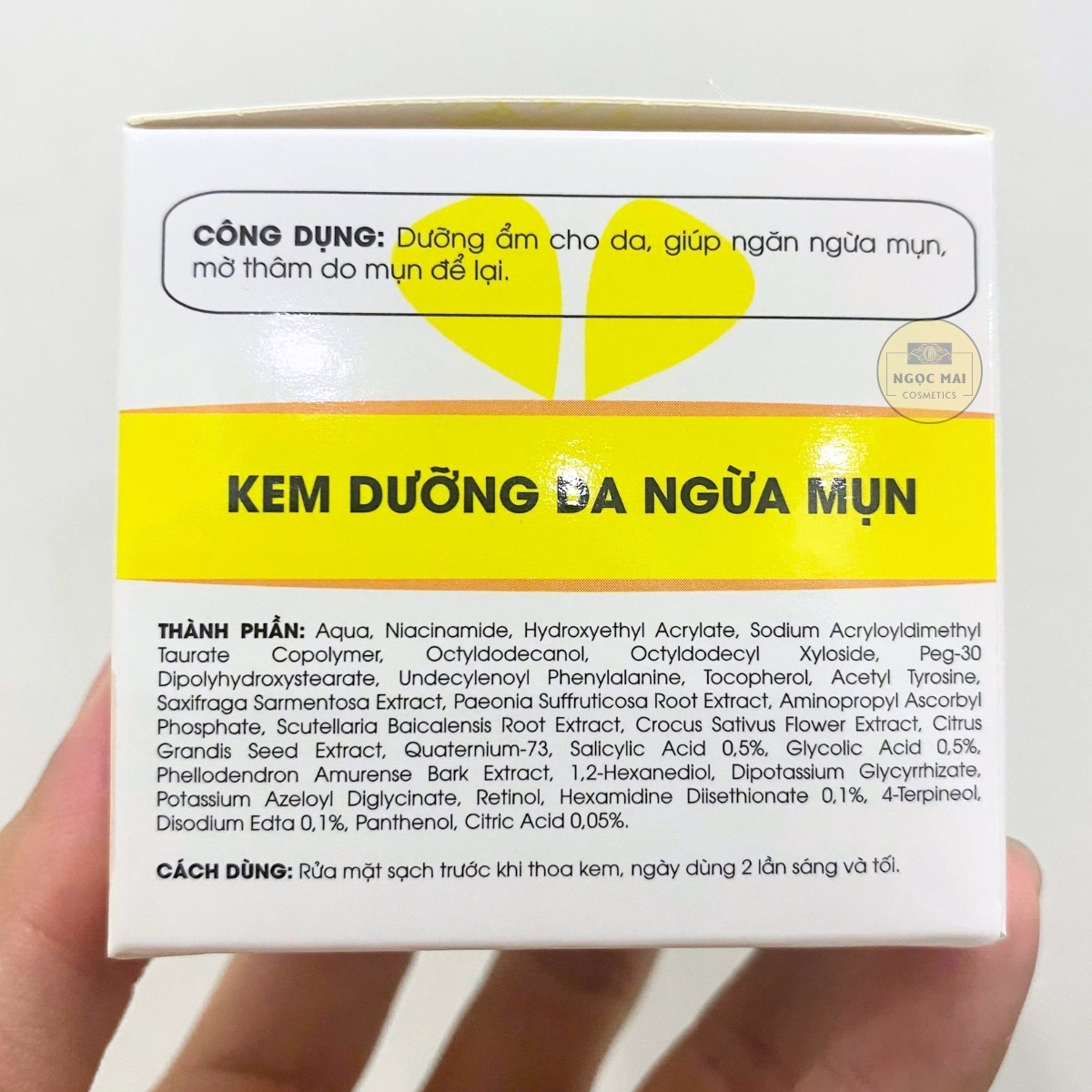 giúp dưỡng da, ngăn ngừa mụn, mờ thâm