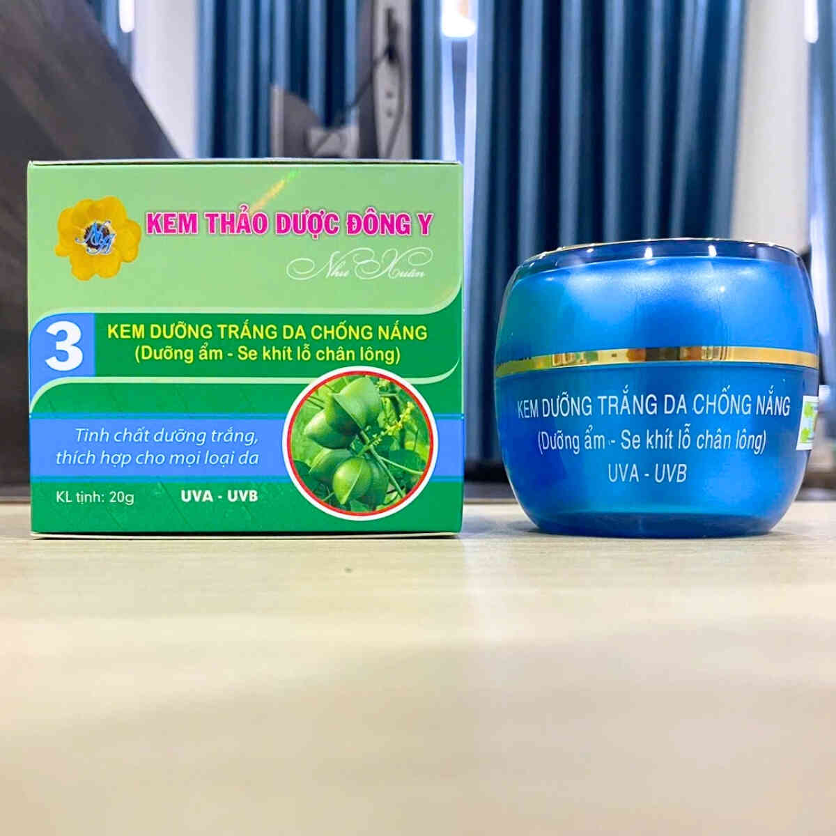 dưỡng trắng, chống nắng