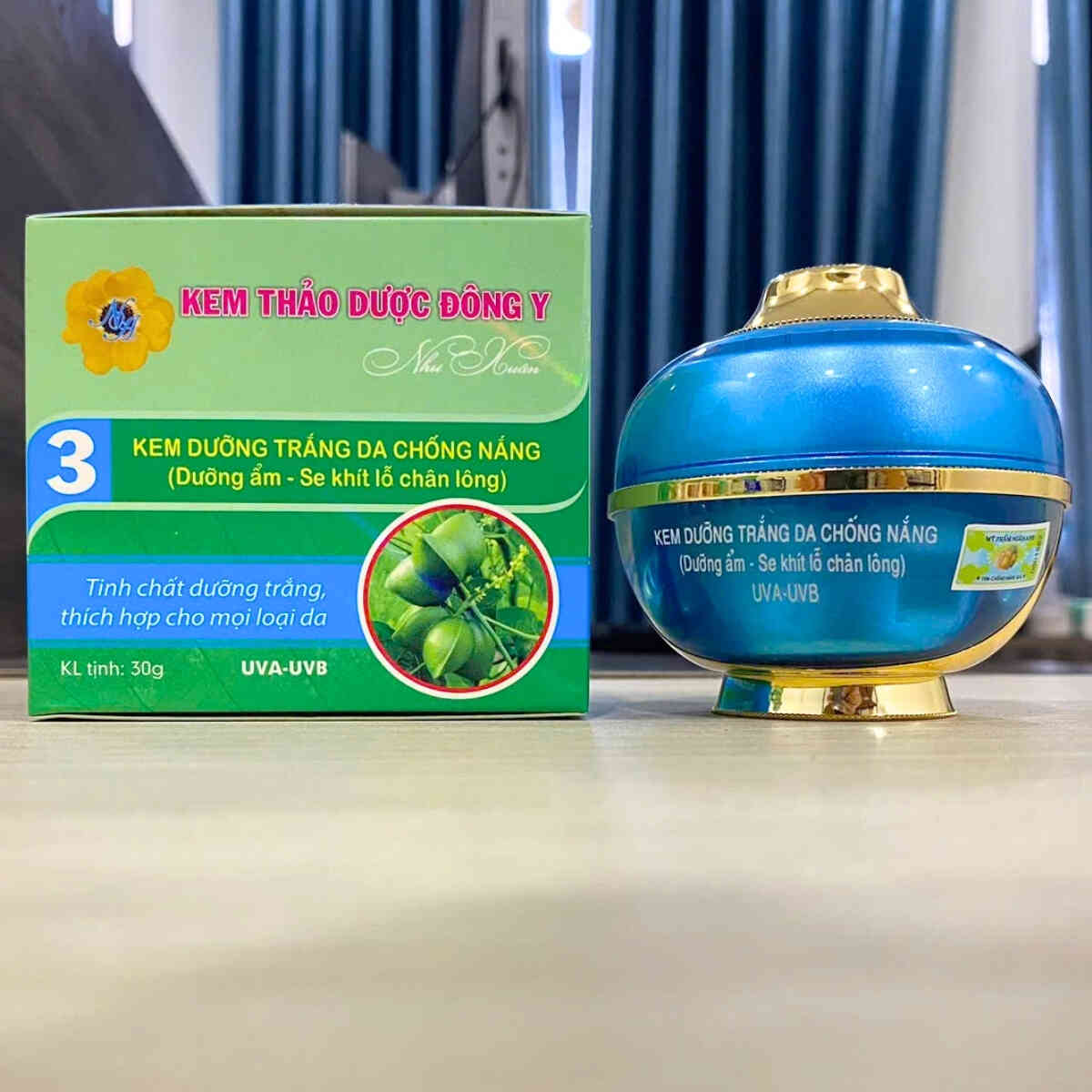 dưỡng trắng, chống nắng
