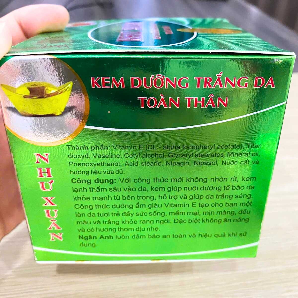 dưỡng trắng, làm mềm da body