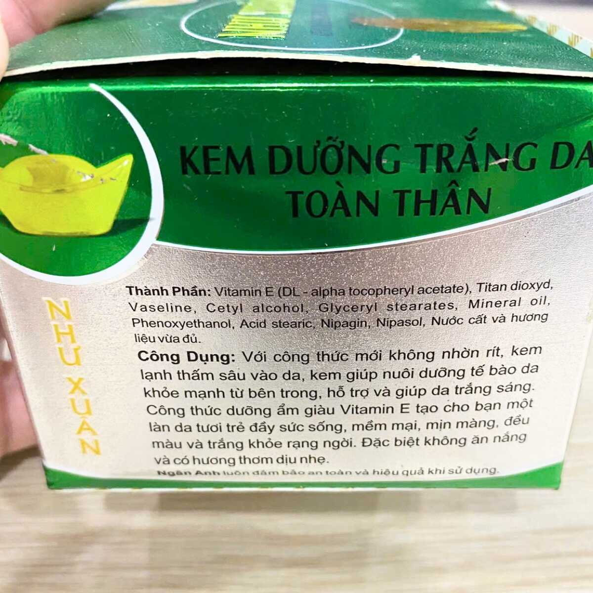 dưỡng trắng, làm mềm da body
