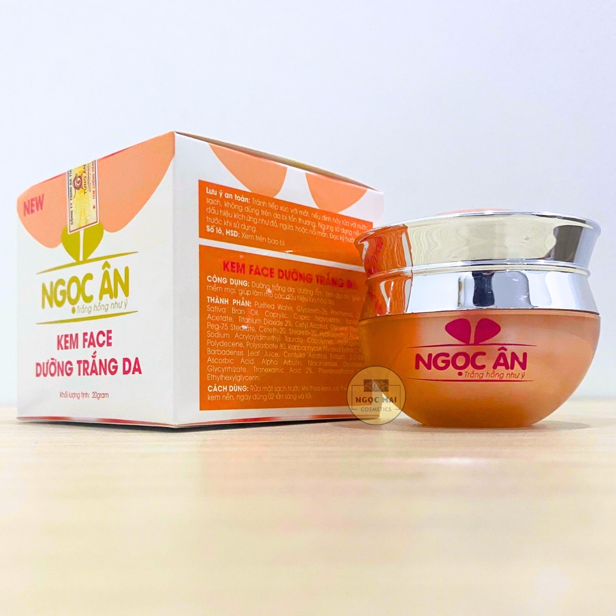 giúp dưỡng trắng, giữ ẩm, ngừa lão hóa da
