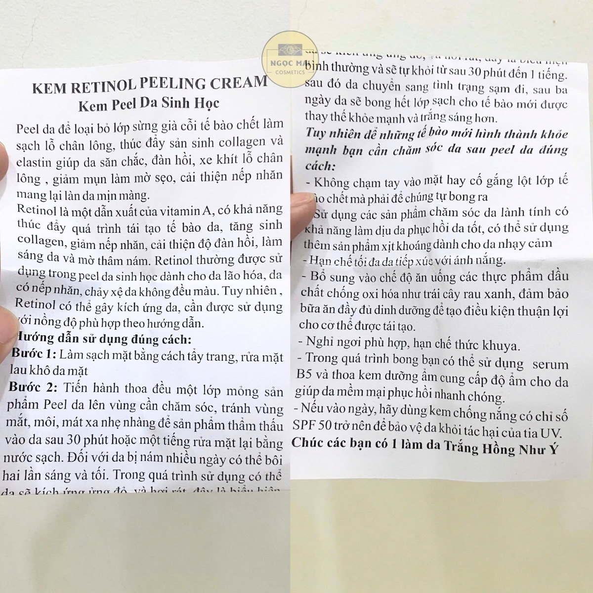 giúp dưỡng trắng da, làm mờ các dấu hiệu lão hóa hiệu quả