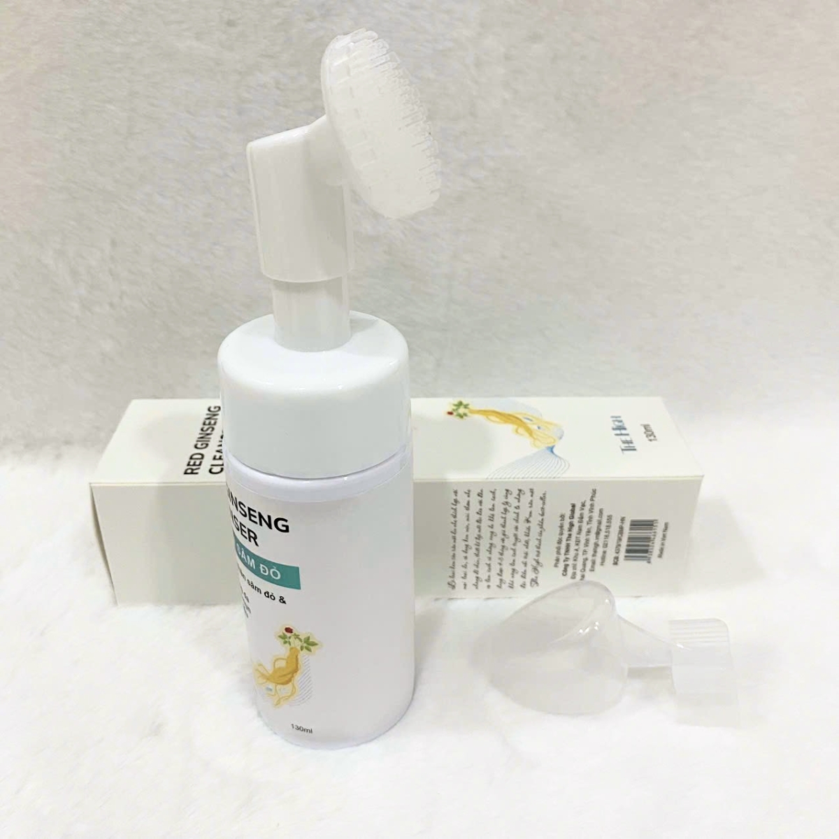 kem rửa mặt tạo bọt nhân sâm đỏ The High công thức dịu nhẹ giúp làm sạch sâu và hỗ trợ dưỡng ẩm tuyệt vời giúp bạn có được làn da sáng mịn, khỏe đẹp