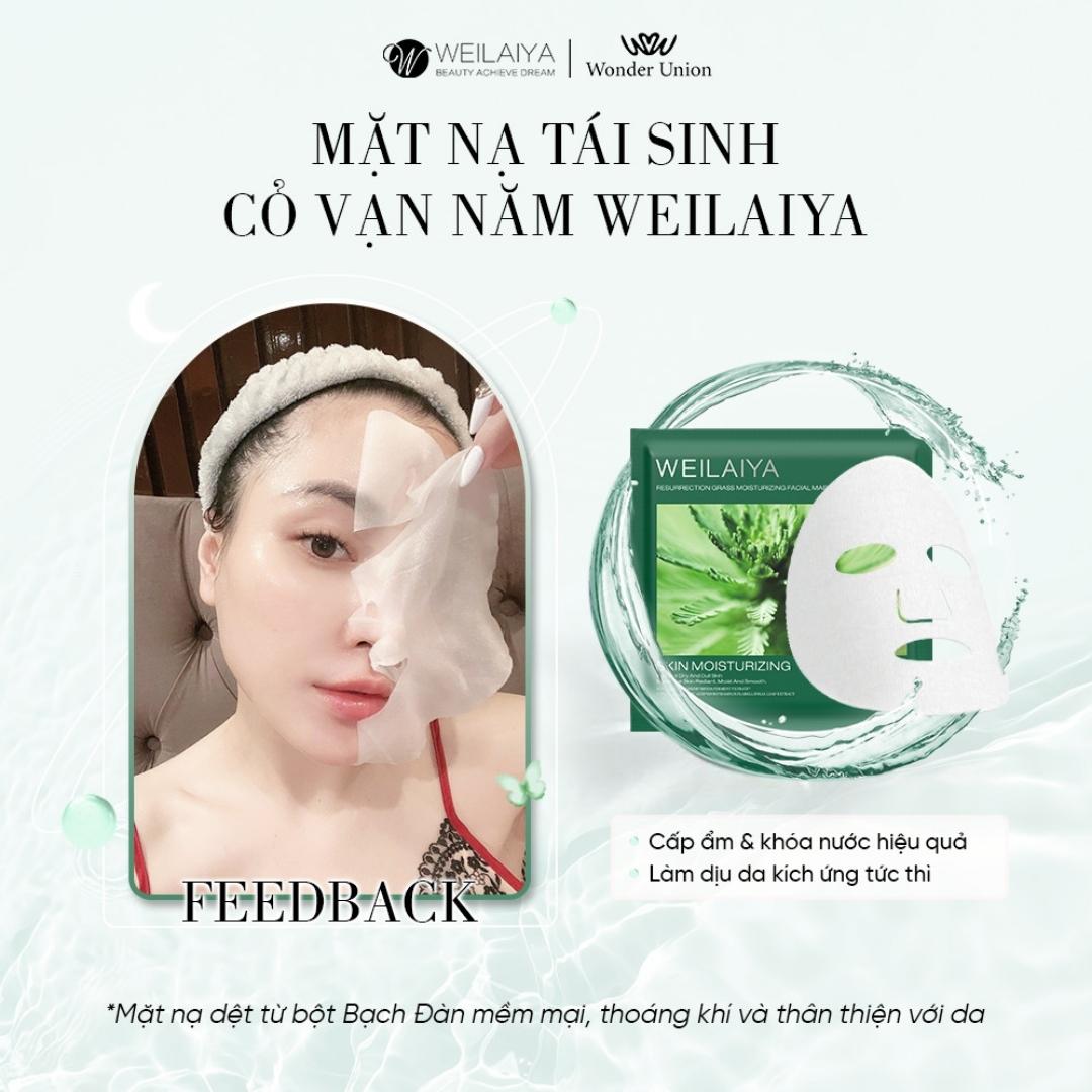 mặt nạ tái sinh cỏ vạn năm weilaiya mặt nạ dưỡng da