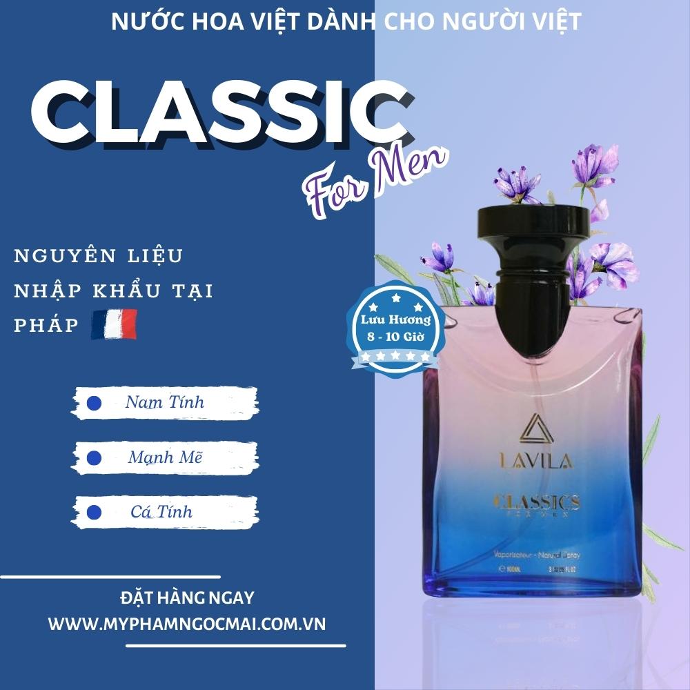 Nước hoa Lavila Classic nước hoa nam tính