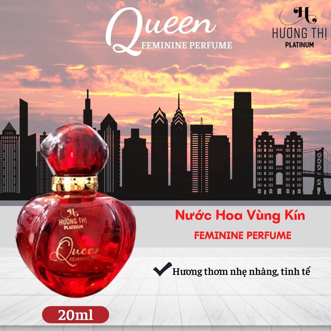 Công Dụng Của Nước Hoa Vùng Kín Hương Thị Queen Feminine Perfume Tạo hương thơm nhẹ nhàng, tinh tế, đặc biệt cho vùng kín của cơ thể.