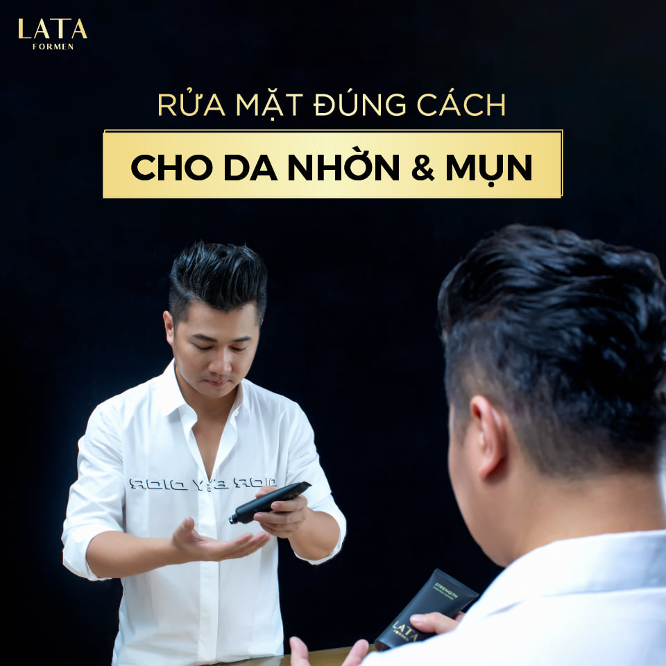 Rửa mặt đúng cách cho da Nhờn và Mụn