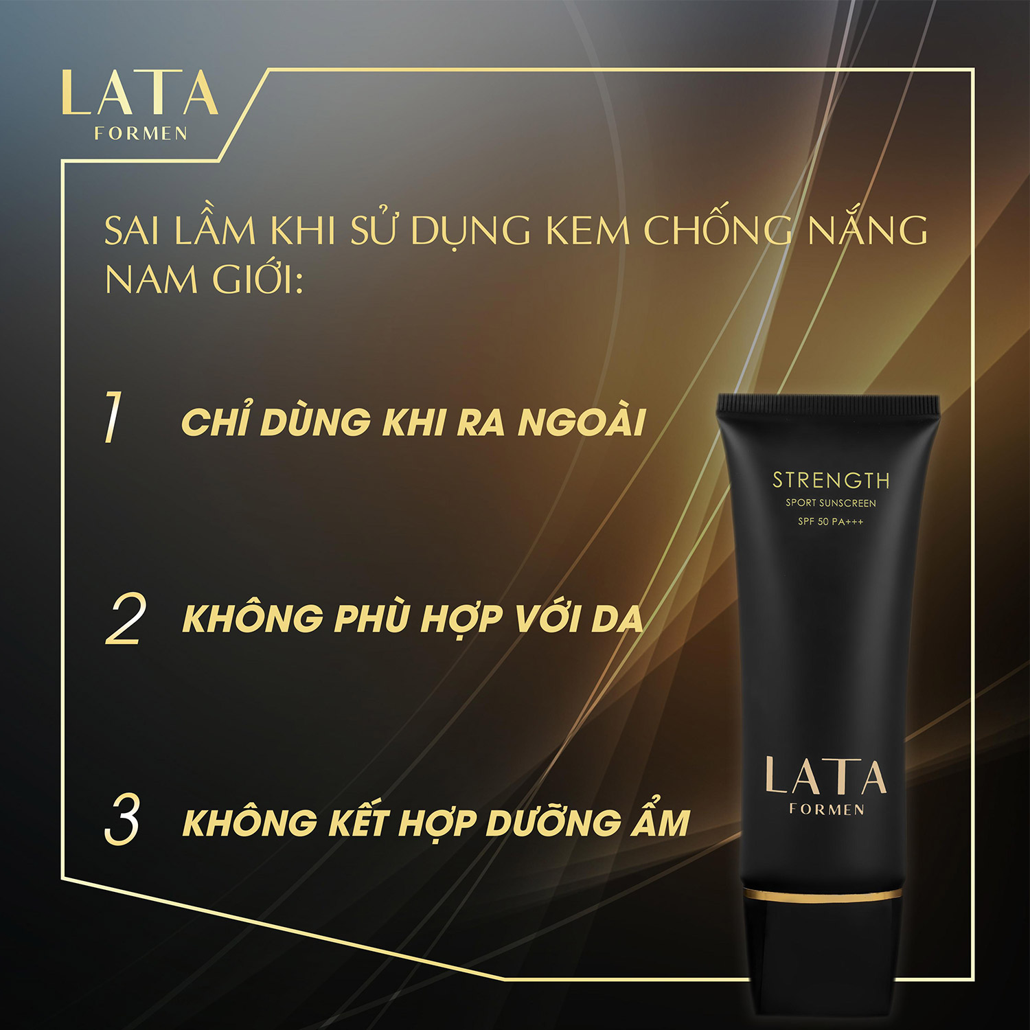 TOP 4 SAI LẦM KHI SỬ DỤNG KEM CHỐNG NẮNG NAM GIỚI