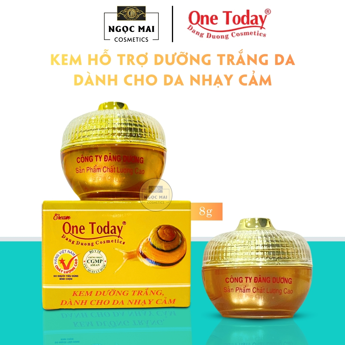 ONE TODAY - Kem dưỡng trắng dành cho da nhạy cảm (8g)