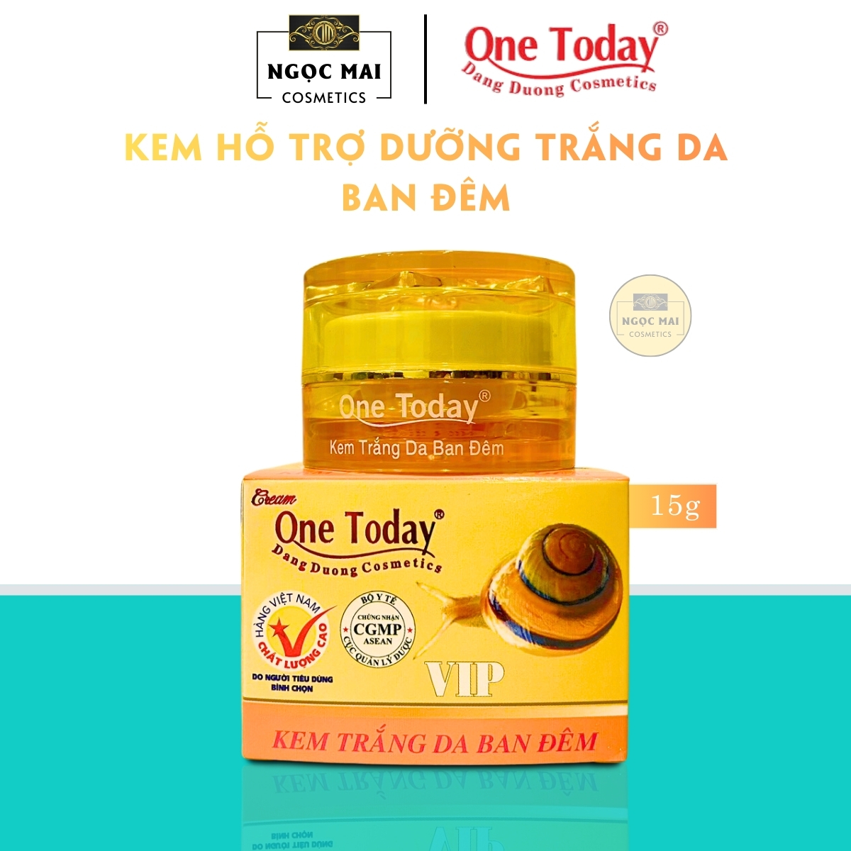 ONE TODAY - Kem dưỡng trắng da ban đêm Cao Cấp (15g)