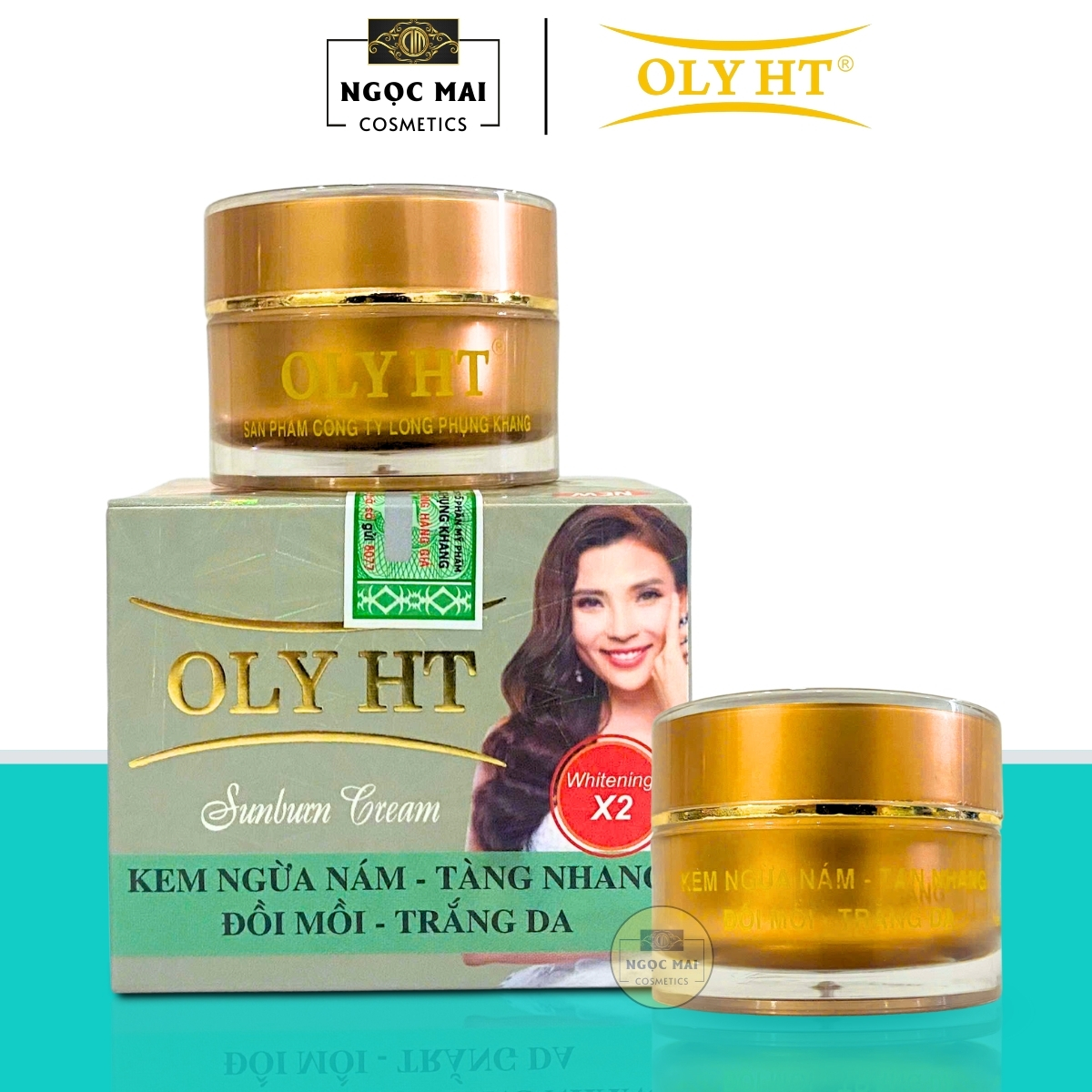 Mỹ Phẩm OLY HT - Kem ngừa Nám, Tàn nhang, Đồi mồi, Trắng da (12g)