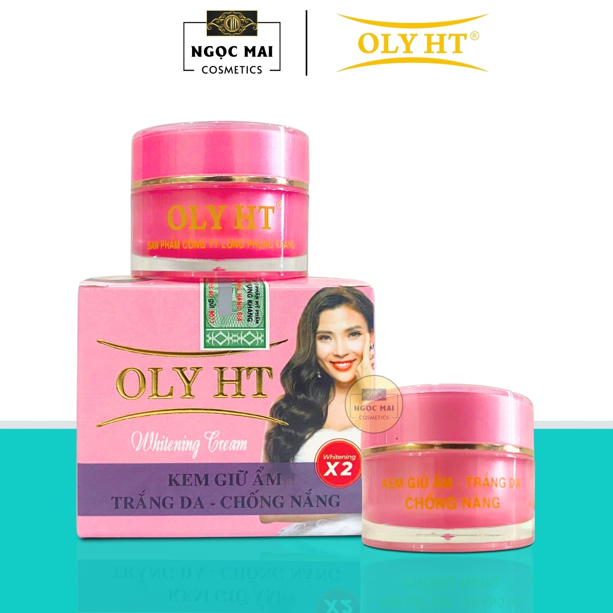 Mỹ Phẩm OLY HT - Kem giữ ẩm, Trắng da, Chống nắng (12g)