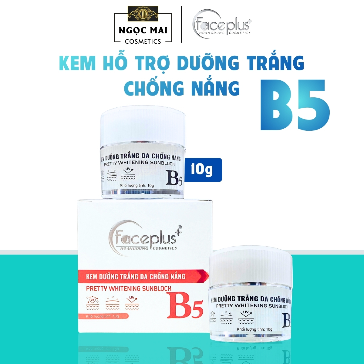 Kem dưỡng trắng da - Chống nắng FacePlus+ (10g)