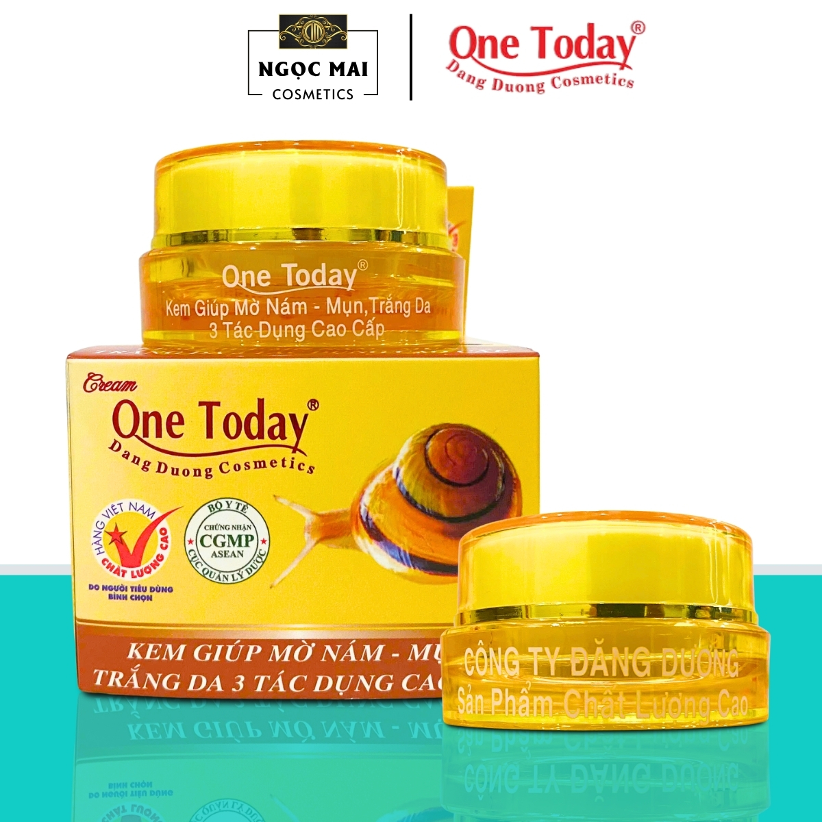 Kem Mờ Nám - Ngừa Mụn - Trắng Da 3 Tác Dụng One Today (15g) - Mỹ Phẩm Đăng Dương Chính Hãng