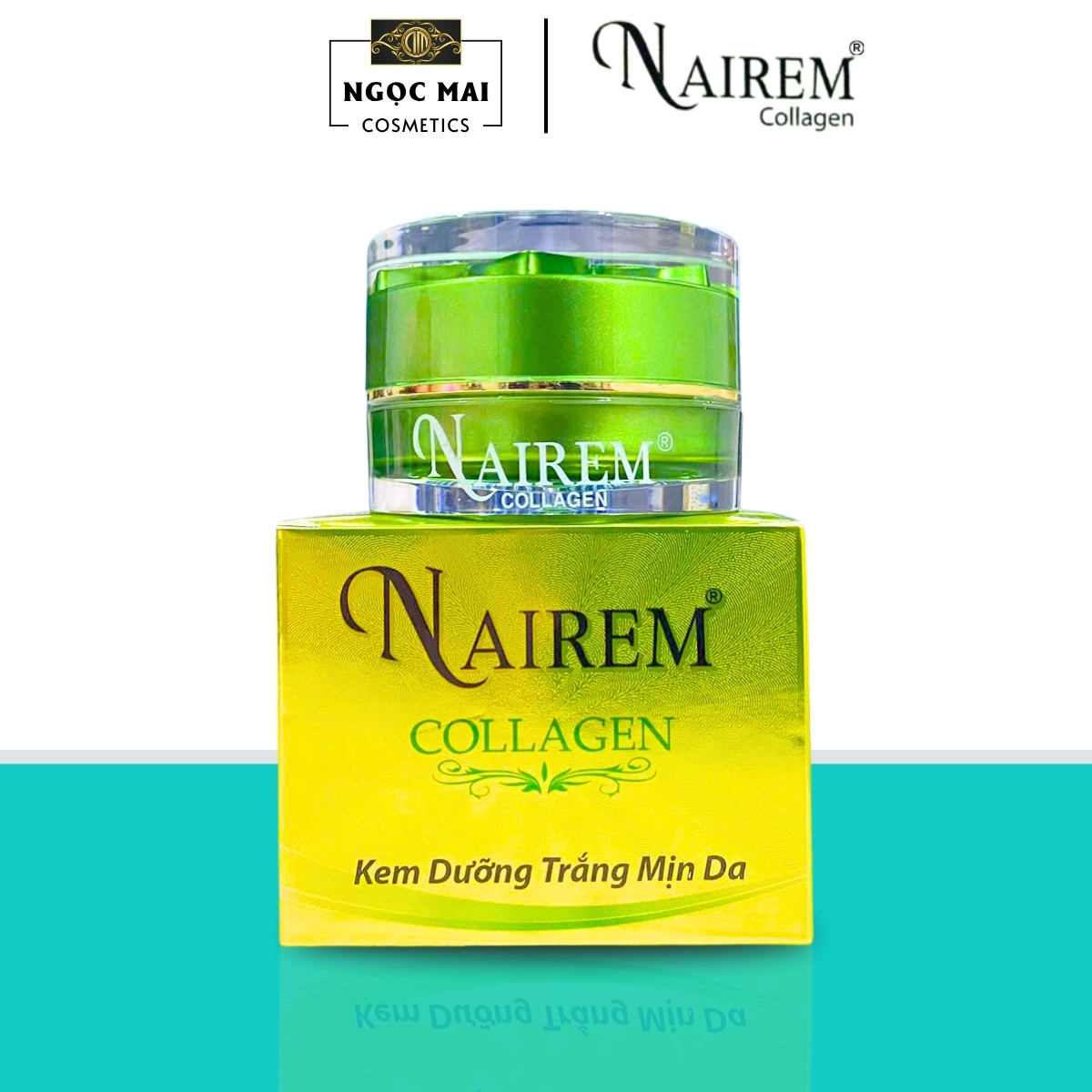 Mỹ Phẩm NAIREM - Kem dưỡng trắng, Mịn da Collagen (13g)