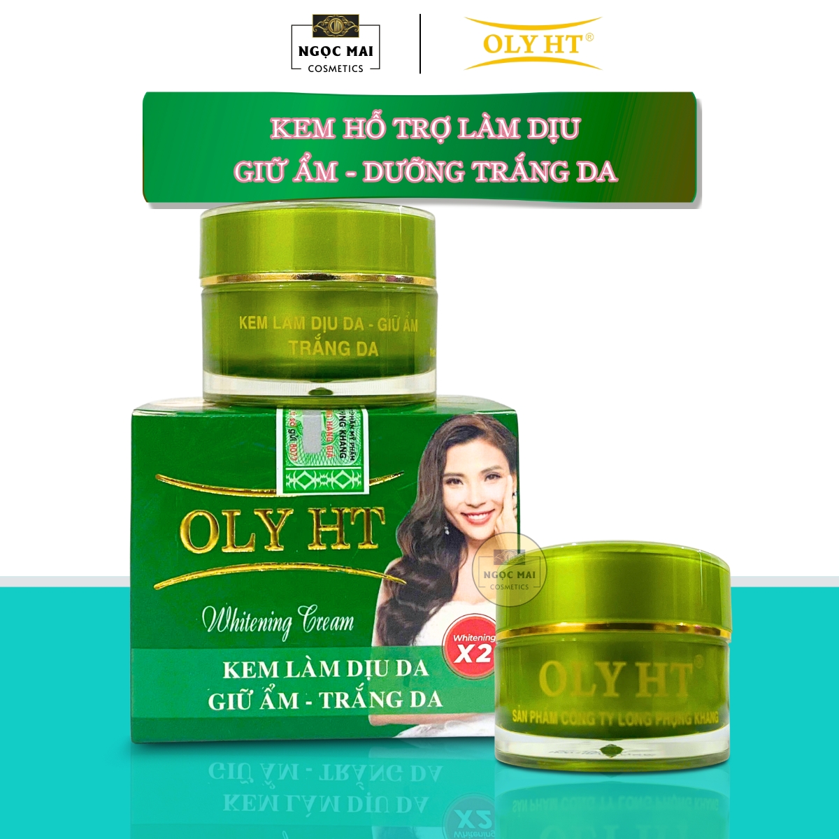 Kem Làm Dịu Da, Giữ Ẩm, Trắng Da OLY HT (12g) - Mỹ Phẩm Long Phụng Khang