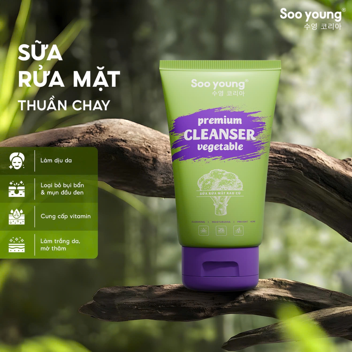 Sữa rửa mặt Rau Củ Soo Young