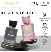 Cặp Đôi Nước Hoa Rebel & Docile Hương Thị Cosmetics (50ml x 2) Tặng Bọt vệ sinh phụ nữ