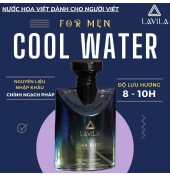 Nước Hoa Nam Phong Cách Tươi Mát - Lôi Cuốn Lavila Cool Water (100ml) + Tặng 01 Chai Mini (12ml)