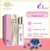 Charme Pink Girl - Nước Hoa Nữ Hương Hoa - Gỗ (10ml) Chính Hãng, Phong Cách Cổ Điển, Sang Trọng