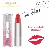 Son Thỏi Lì The Stars M.O.I Cosmetics x Thanh Hằng No.5 - Moon Light - Đỏ Nhung Chính Hãng