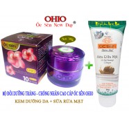 OHIO ỐC SÊN NEW DAY - Bộ mỹ phẩm dưỡng trắng da, Chống nhăn, Chống lão hóa cao cấp 10 tác dụng