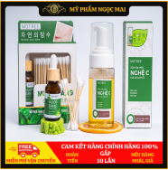Bộ Đôi Tiêu Mụn 4h Motree - Serum Chấm Mụn Mướp Đắng + Sữa Rửa Mặt Nghệ Motree, Ngừa Mụn, Sáng Da, Mờ Thâm, Sẹo