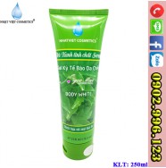 NHẬT VIỆT COSMETICS - Gel tẩy kỳ tế bào chết, Dưỡng trắng da toàn thân trà xanh tinh chất Serum (250ml)
