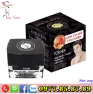 SAN NORA - Kem trị Mụn, Xóa thâm, Trắng da, Liền sẹo dưỡng chất Linh Chi Đỏ và Collagen FOR MEN (20g)