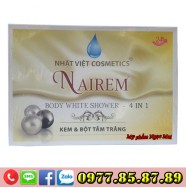 NAIREM - Kem và bột tắm trắng toàn thân NAIREM (4 gói)