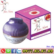 SAN NORA - Kem trắng hồng ngừa lão hóa, Giúp tái tạo da dưỡng chất Linh chi đỏ và Collagen (18g)