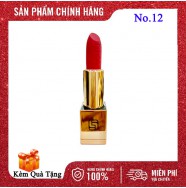 Son lì Laura Sunshine Nhật Kim Anh Golden Velvet Lipstick No.12 4g - Hồng Ánh Tím