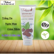 Mỹ Phẩm TAKARA - Sữa rửa mặt Trắng da - Ngừa mụn - Giảm nhờn - Se khít lỗ chân lông Trà Xanh và Cà Phê (120ml)