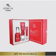 Bộ trị mụn từ siêu Vitamin E Đỏ Red E Solution Hương Thị