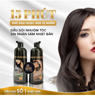 SIN HAIR - Dầu gội nhuộm tóc Nhân Sâm Nhật Bản (500ml)