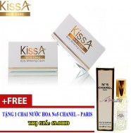Mỹ Phẩm KissA - Kem dưỡng trắng da toàn thân dưỡng chất Collagen (200g)