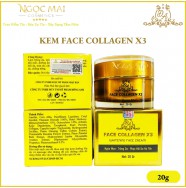 Kem Face Dưỡng Da Collagen X3 Đông Anh (20g) Chính Hãng, Ngừa Mụn, Trắng Da, Phục Hồi Da Hư Tổn