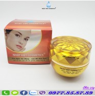 NHẬT VIỆT COSMETICS - Kem ngừa tàn nhang, Làm mờ nám sạm Trà xanh và Cám gạo (25g)
