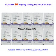 Combo 10 Mặt nạ chiết xuất từ các loại Trái Cây FACE PLUS