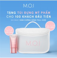 Kem chống nắng nâng tone tự nhiên M.O.I SPF50+/ PA ++++ 40ml (Tặng kèm túi đựng mỹ phẩm)